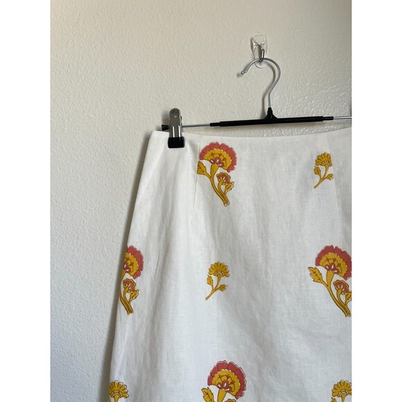 Sabo Skirt Women's Printed Rolando Mini Skirt in Ivory Size SMALL NEW! - Picture 2 of 6